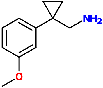 (image for) MC021313 1-[1-(3-Methoxyphenyl)cyclopropyl]methanamine